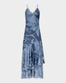 luisa floral-print ruffle maxi dress