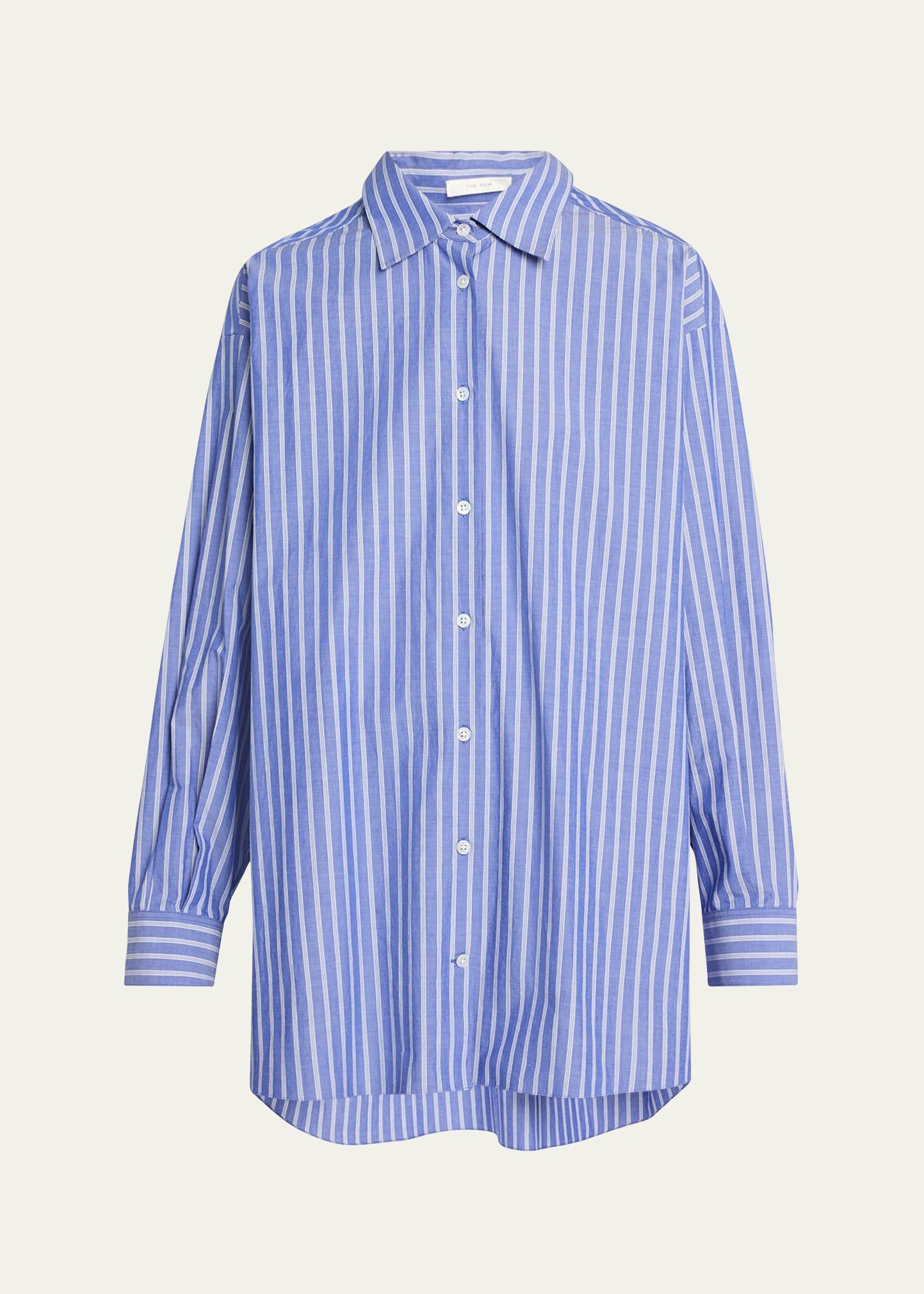 luka stripe button down shirt