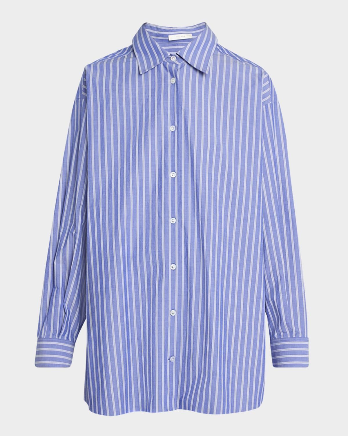 luka stripe button down shirt