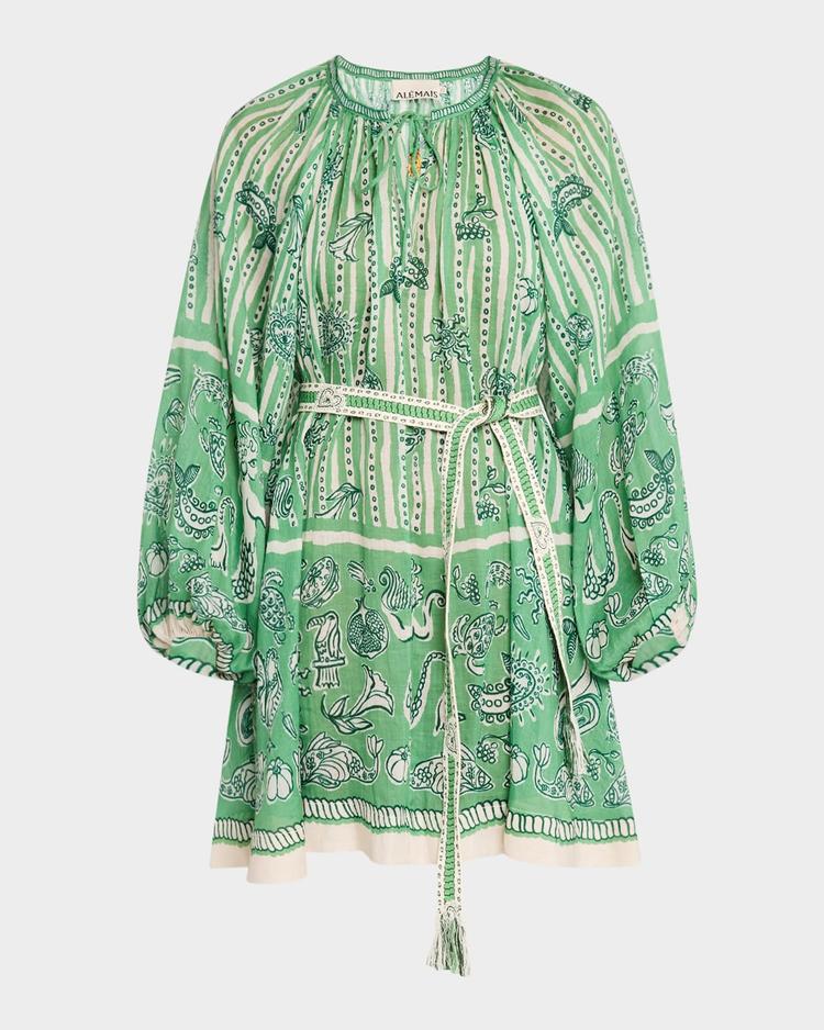lula belted mini dress
