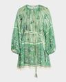 lula belted mini dress