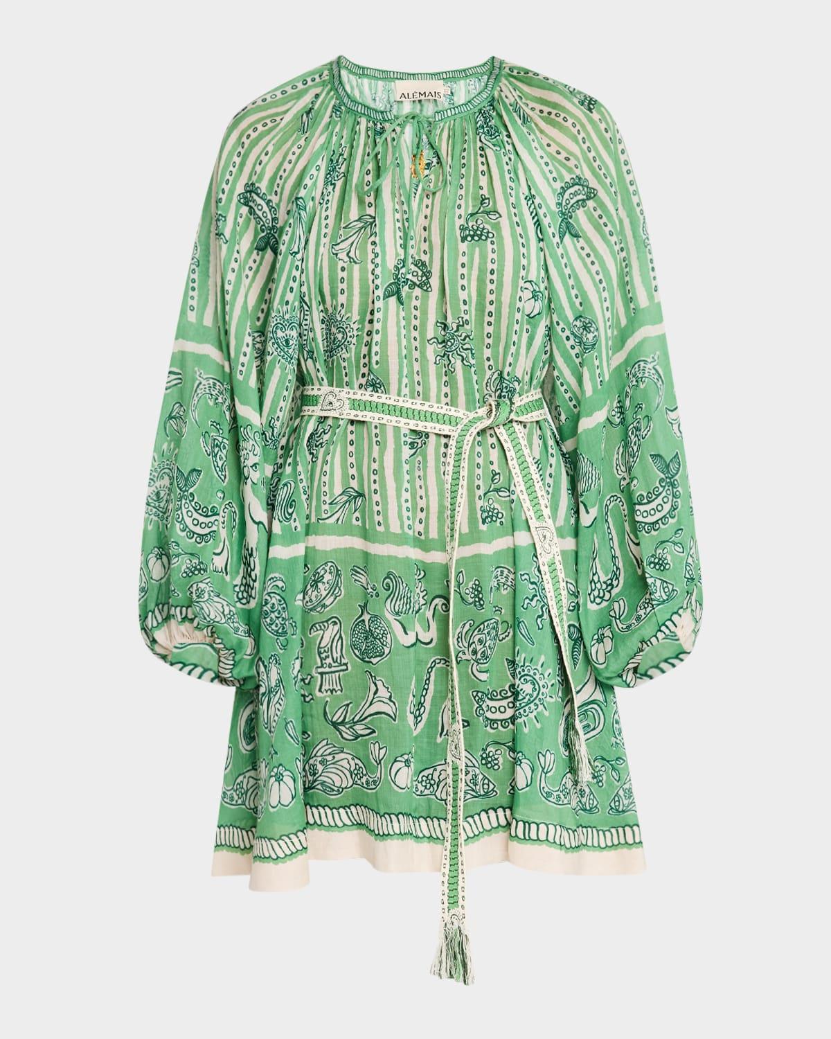 lula belted mini dress