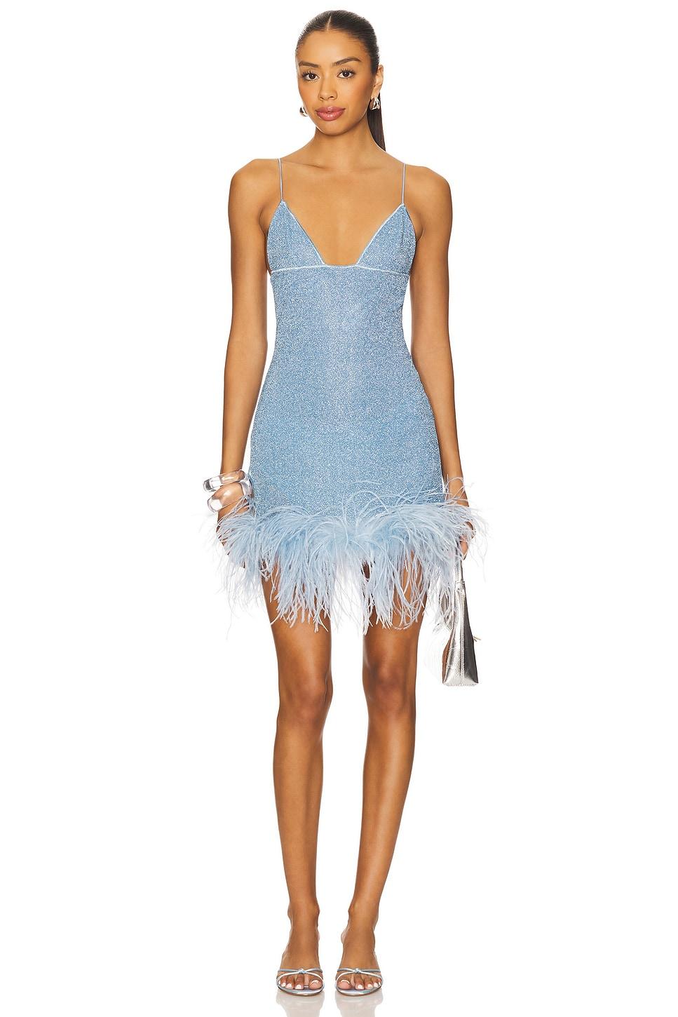 lumiere plumage short dress