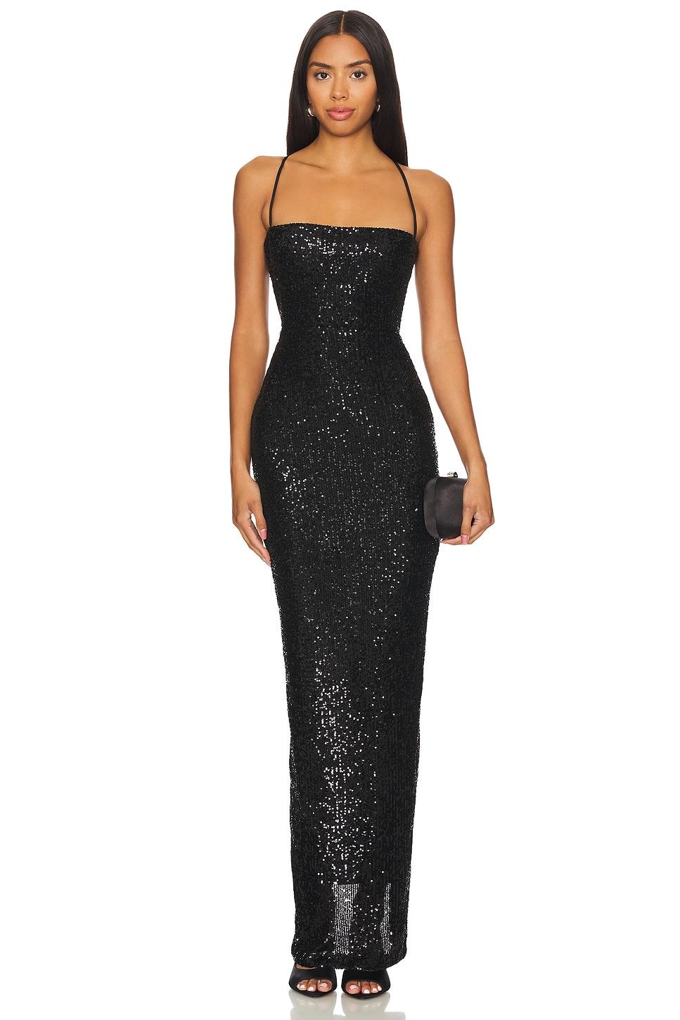 lumina lace back gown
