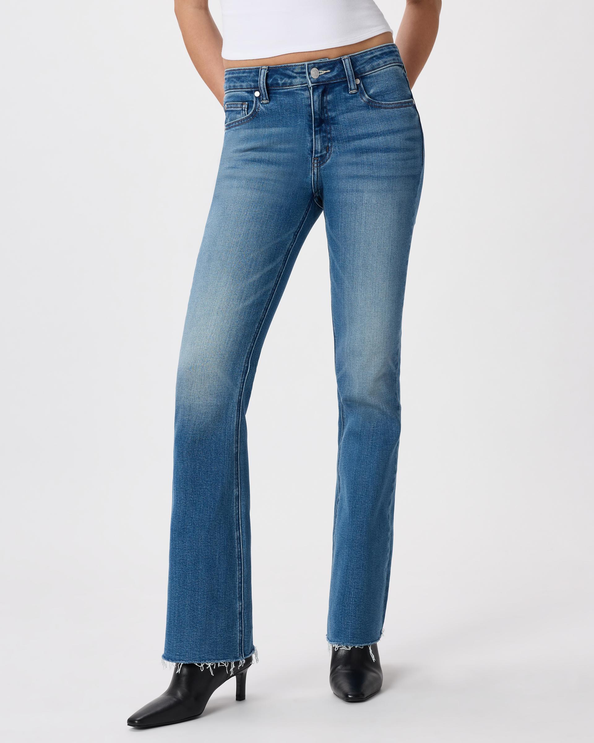 luna stretch flare jeans