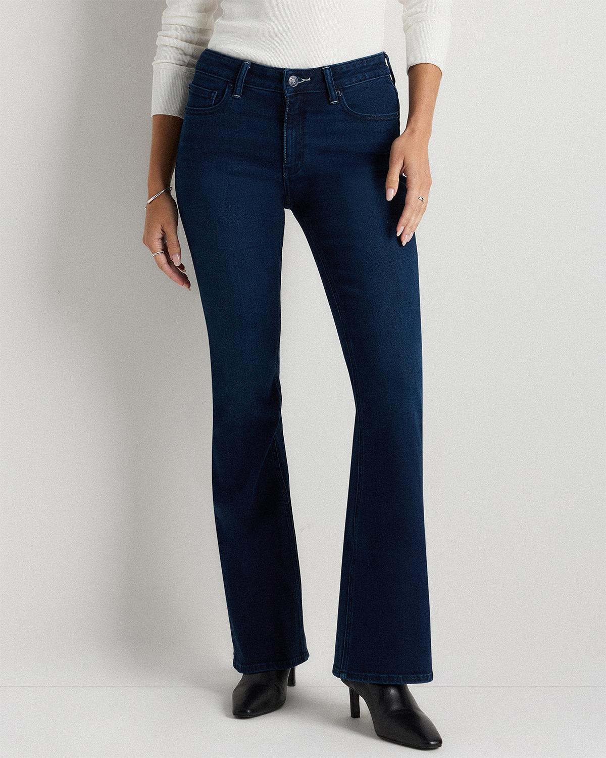 luna stretch flare jeans