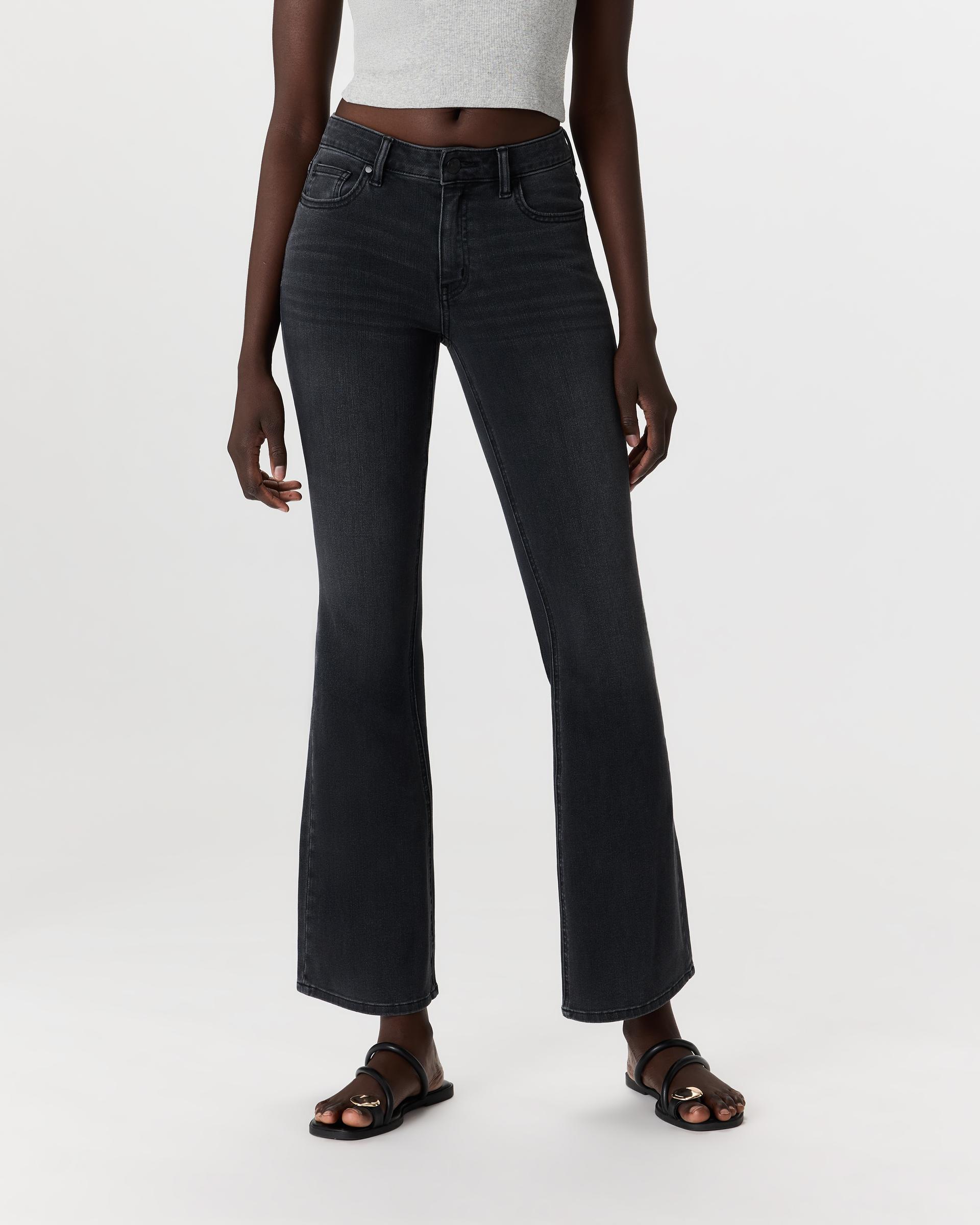 luna stretch flare jeans