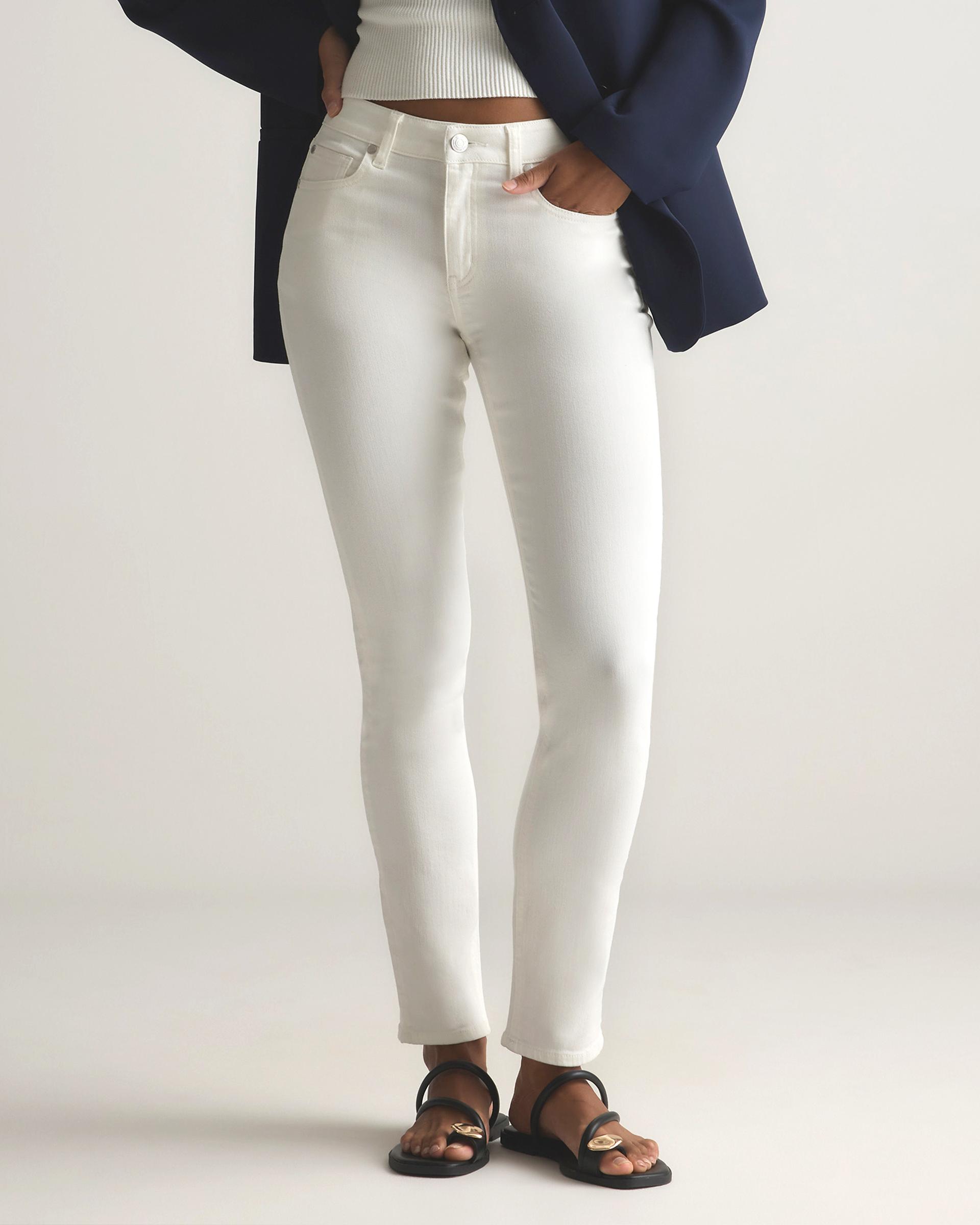 luna stretch slim straight jeans