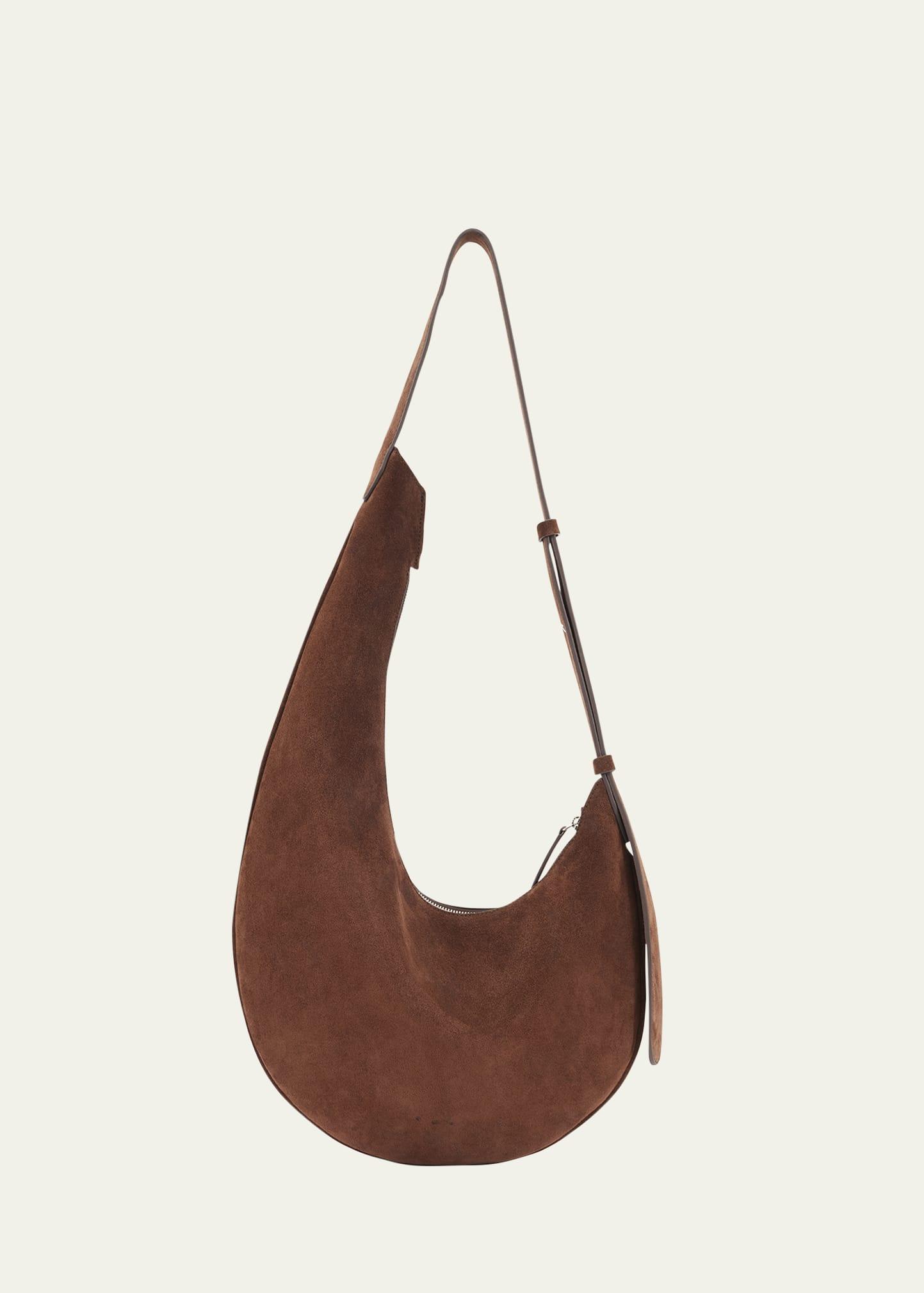 lune calfskin suede hobo bag