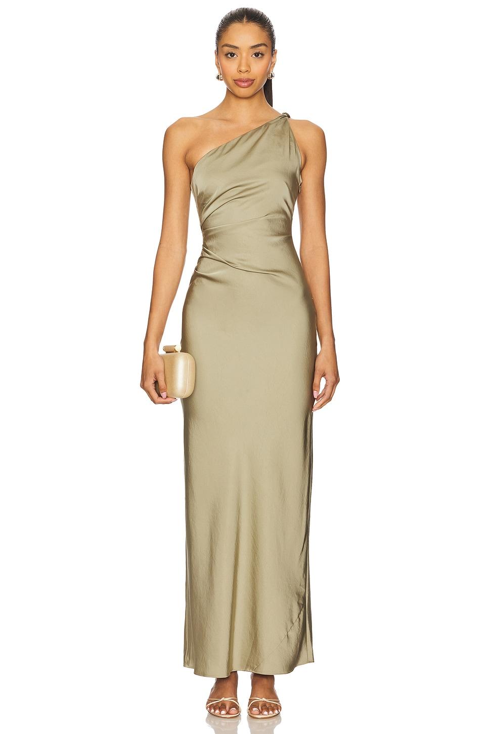 lunetta asymmetric maxi dress