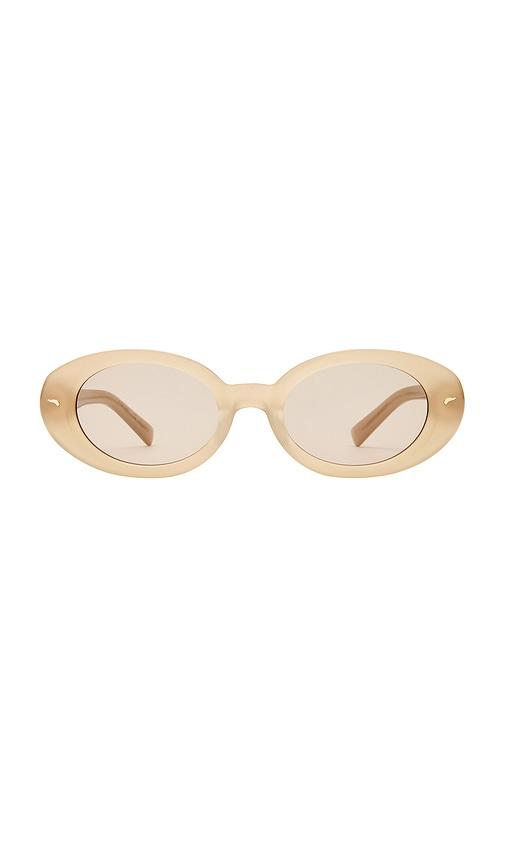 luv lou the audrey sunglasses in cream.