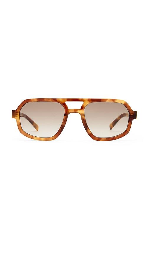 luv lou the banks sunglasses in brown.