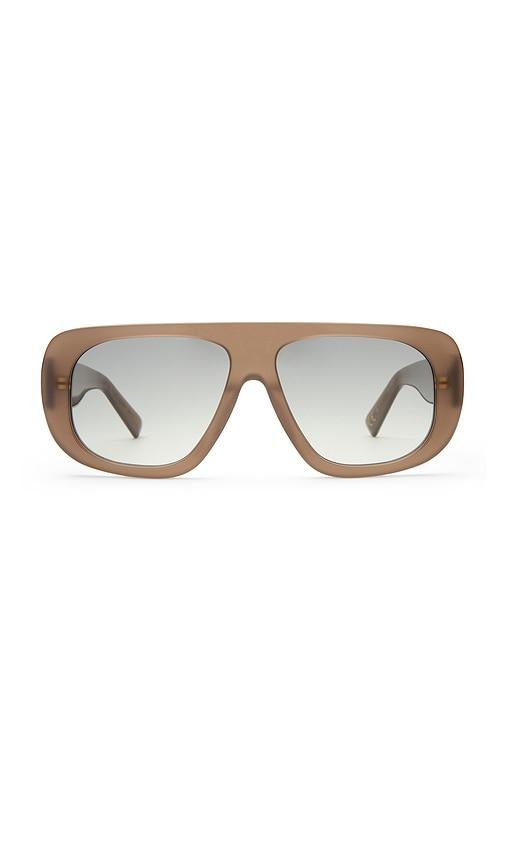 luv lou the dionne sunglasses in brown.