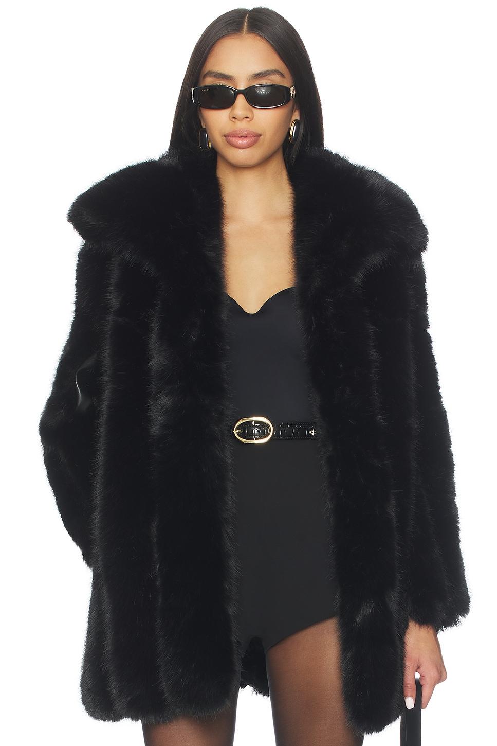lux faux fur jacket