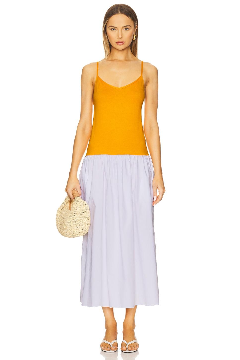 luxe cotton silk dress