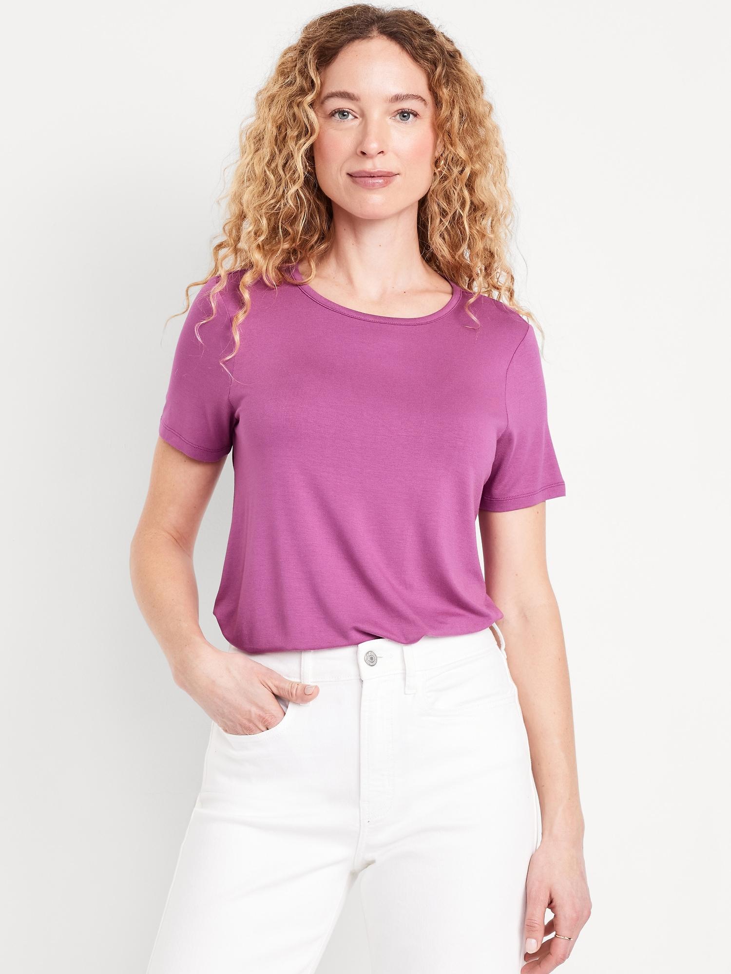 luxe crew-neck t-shirt