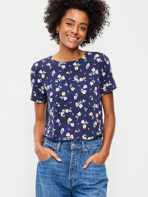 luxe crew-neck t-shirt