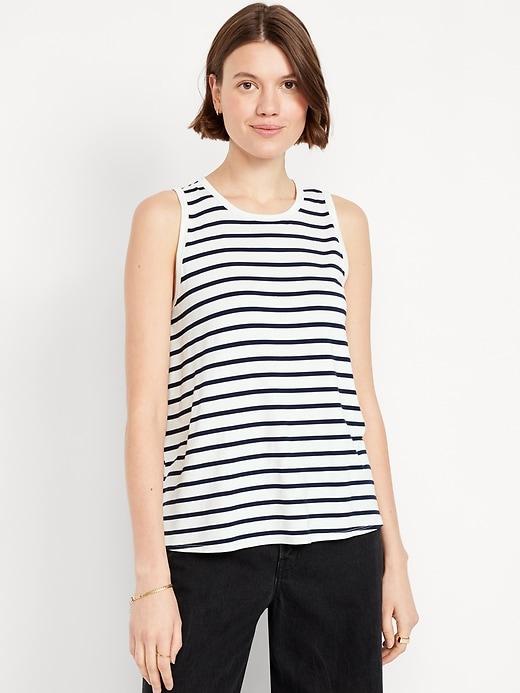 luxe sleeveless top
