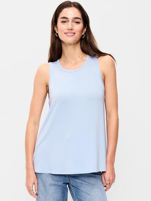 luxe sleeveless top