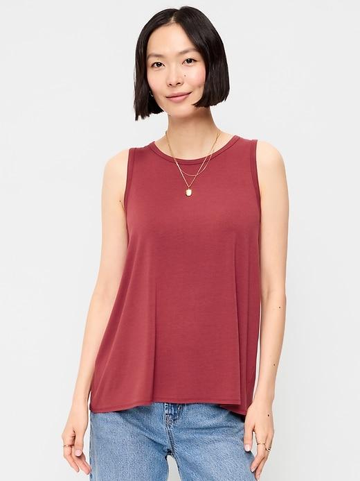 luxe sleeveless top