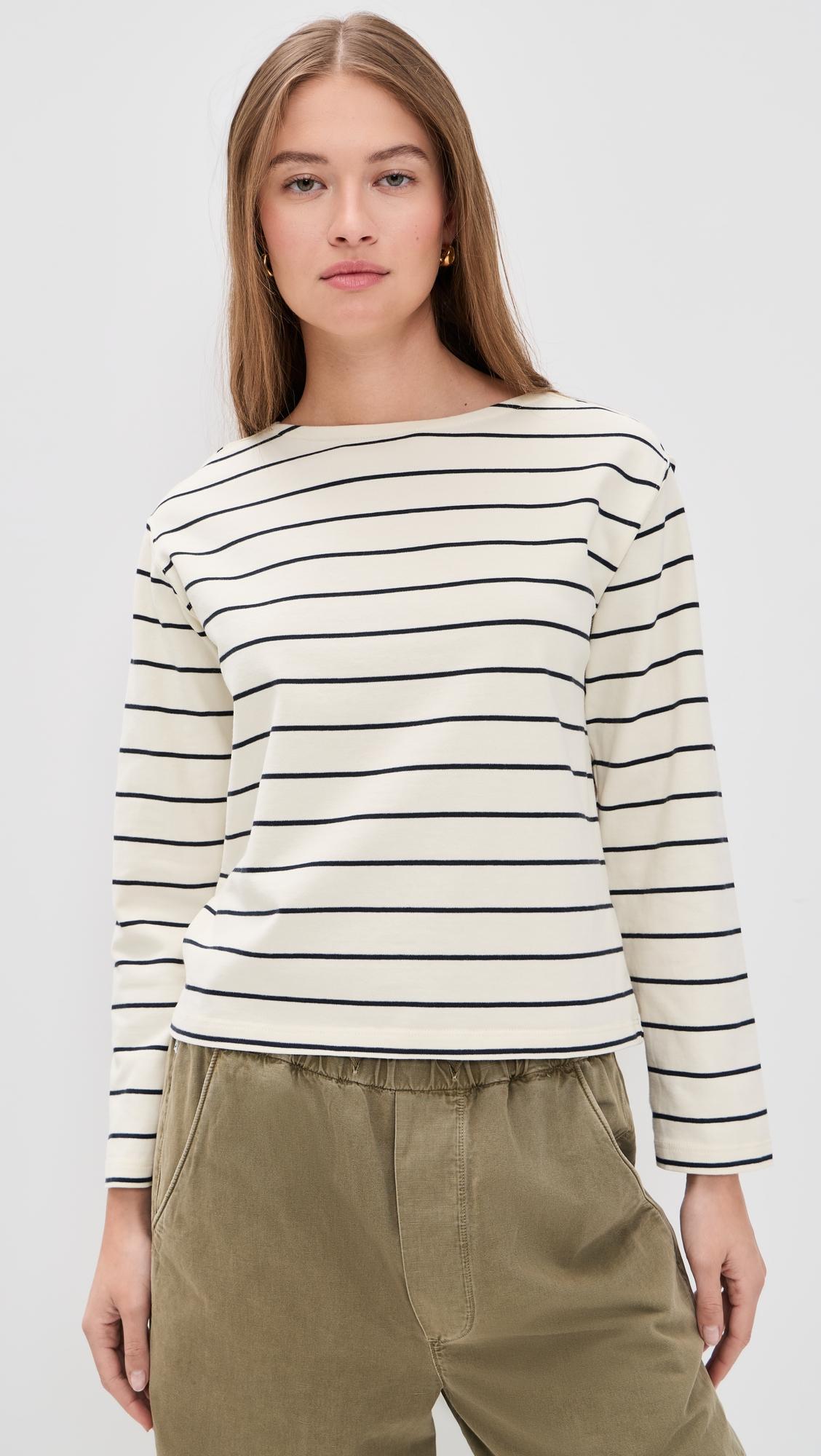 luxe sueded mariner tee