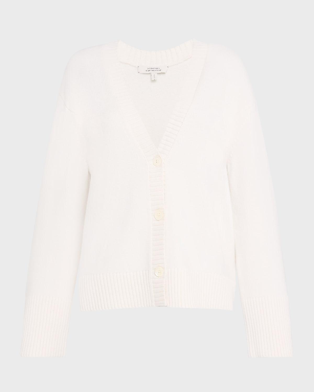luxury comfort button-down cashmere cardigan