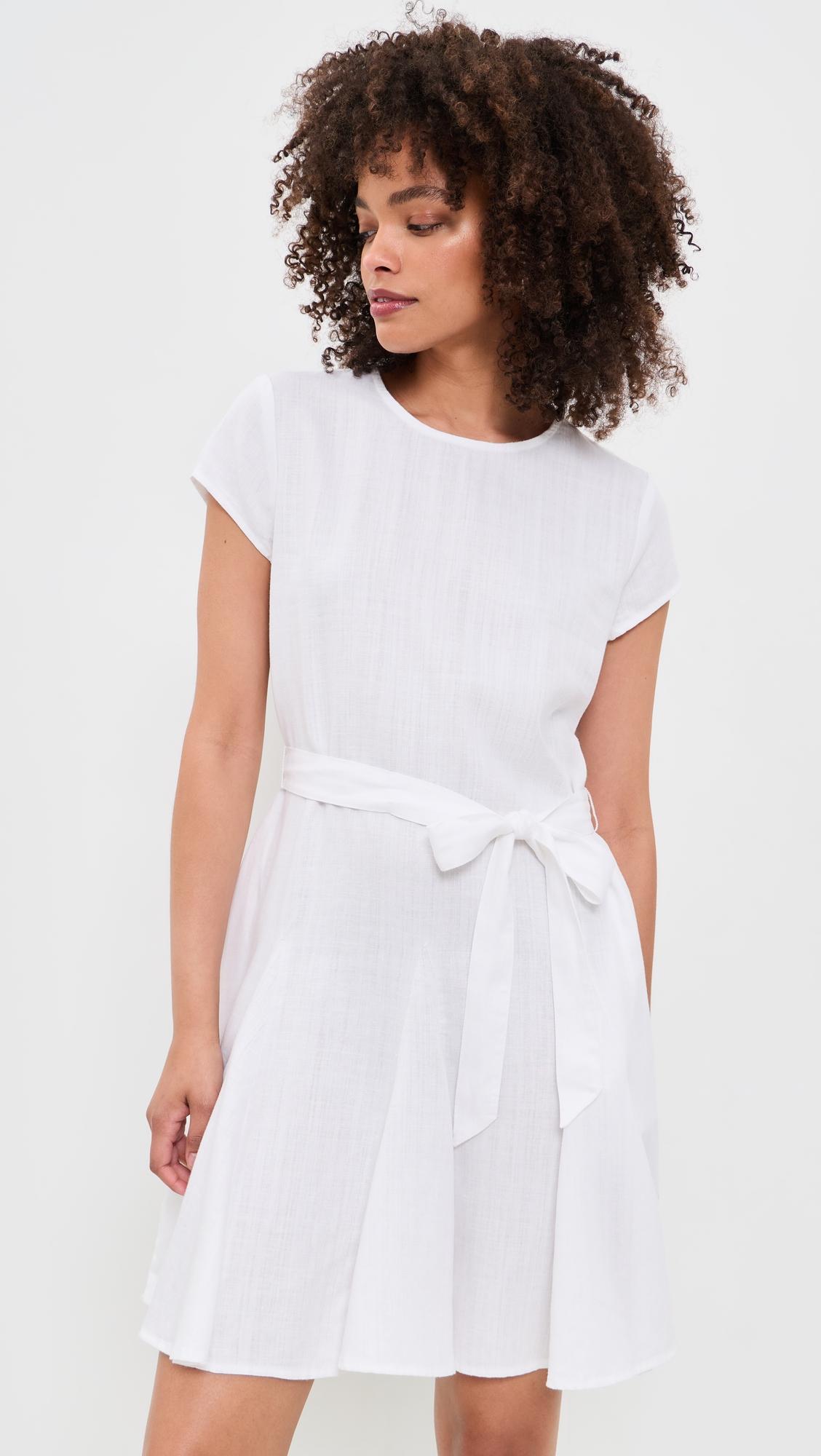 lydia linen mini dress