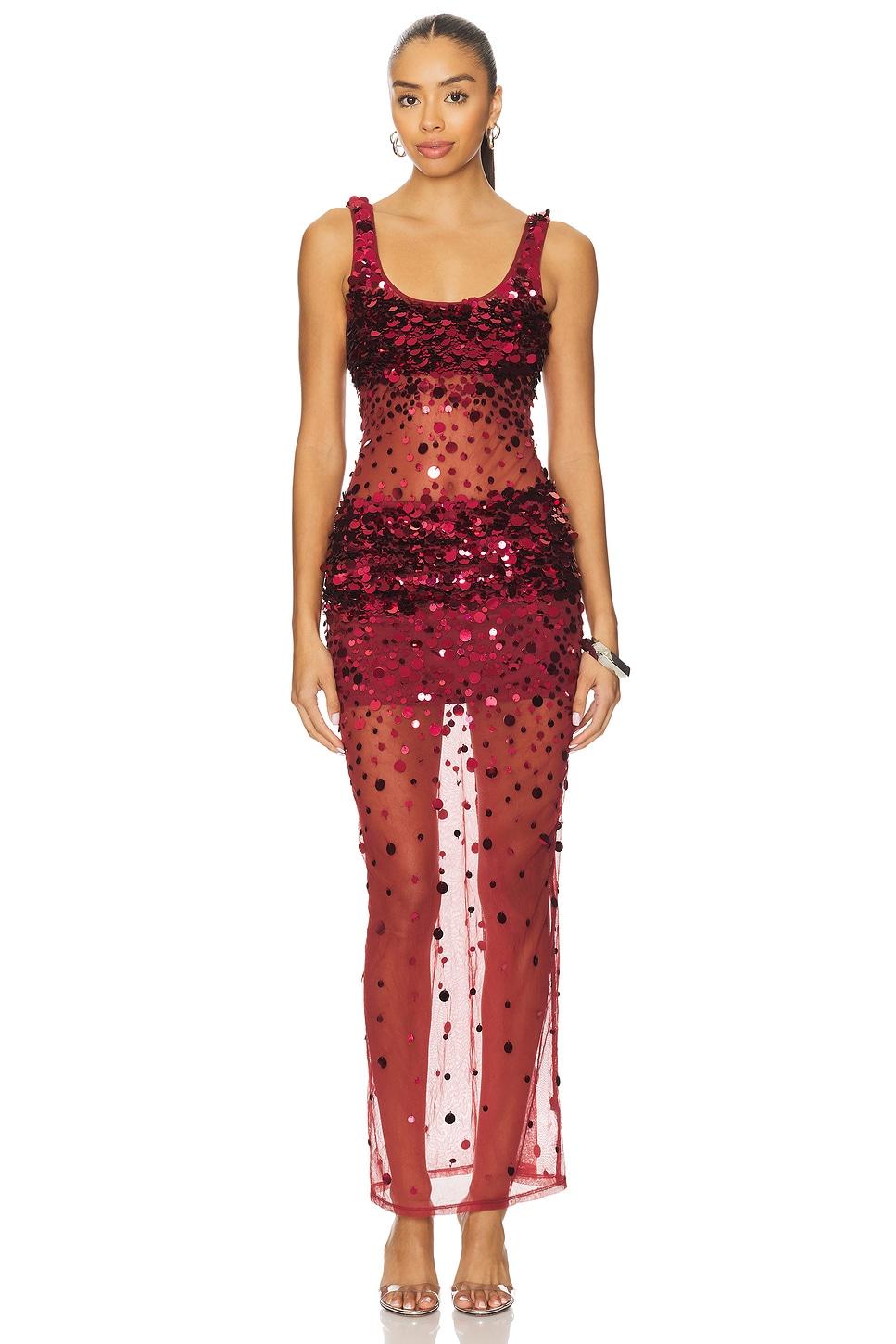 lydia sequin maxi dress
