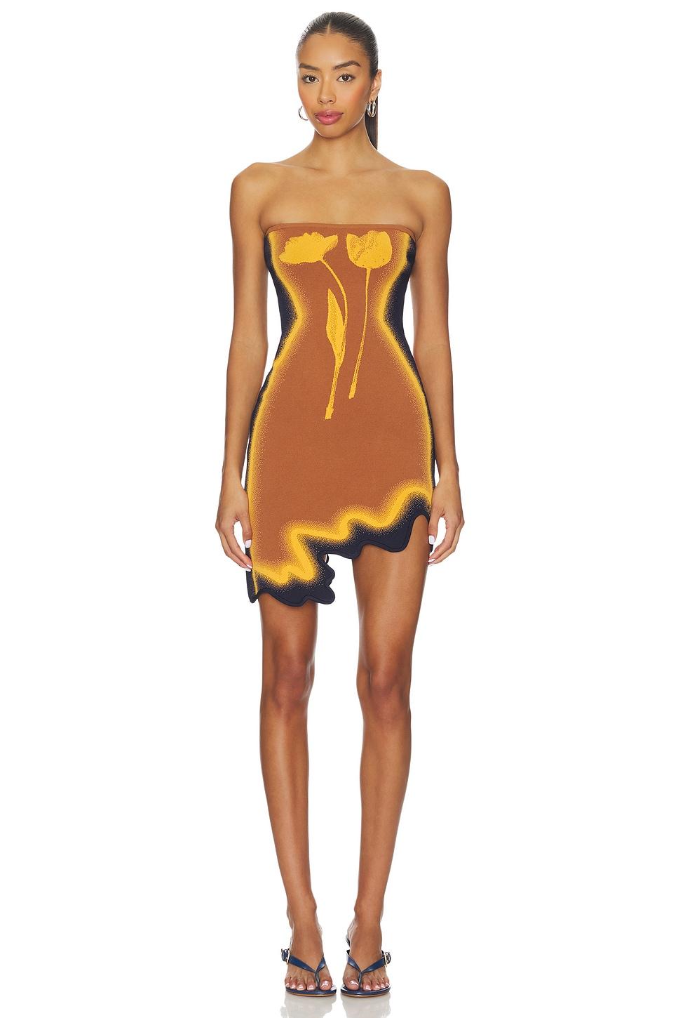 lyndon wavy mini dress