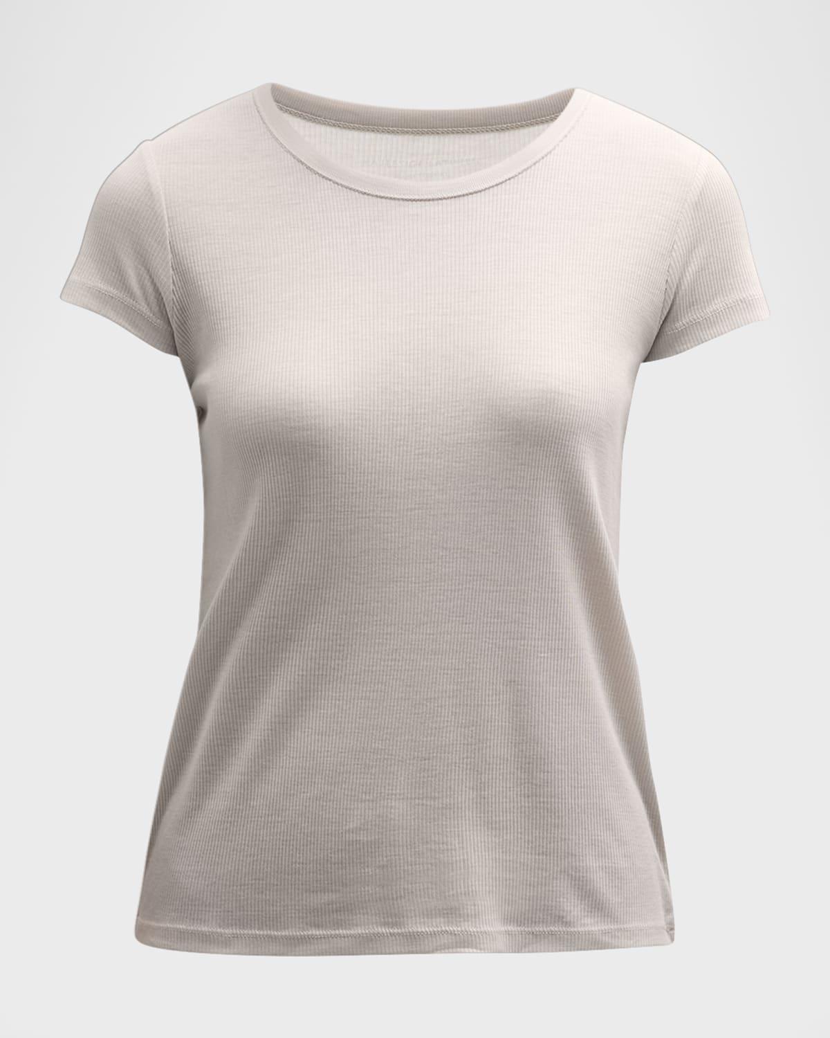 lyocell cotton baby ribbed tee