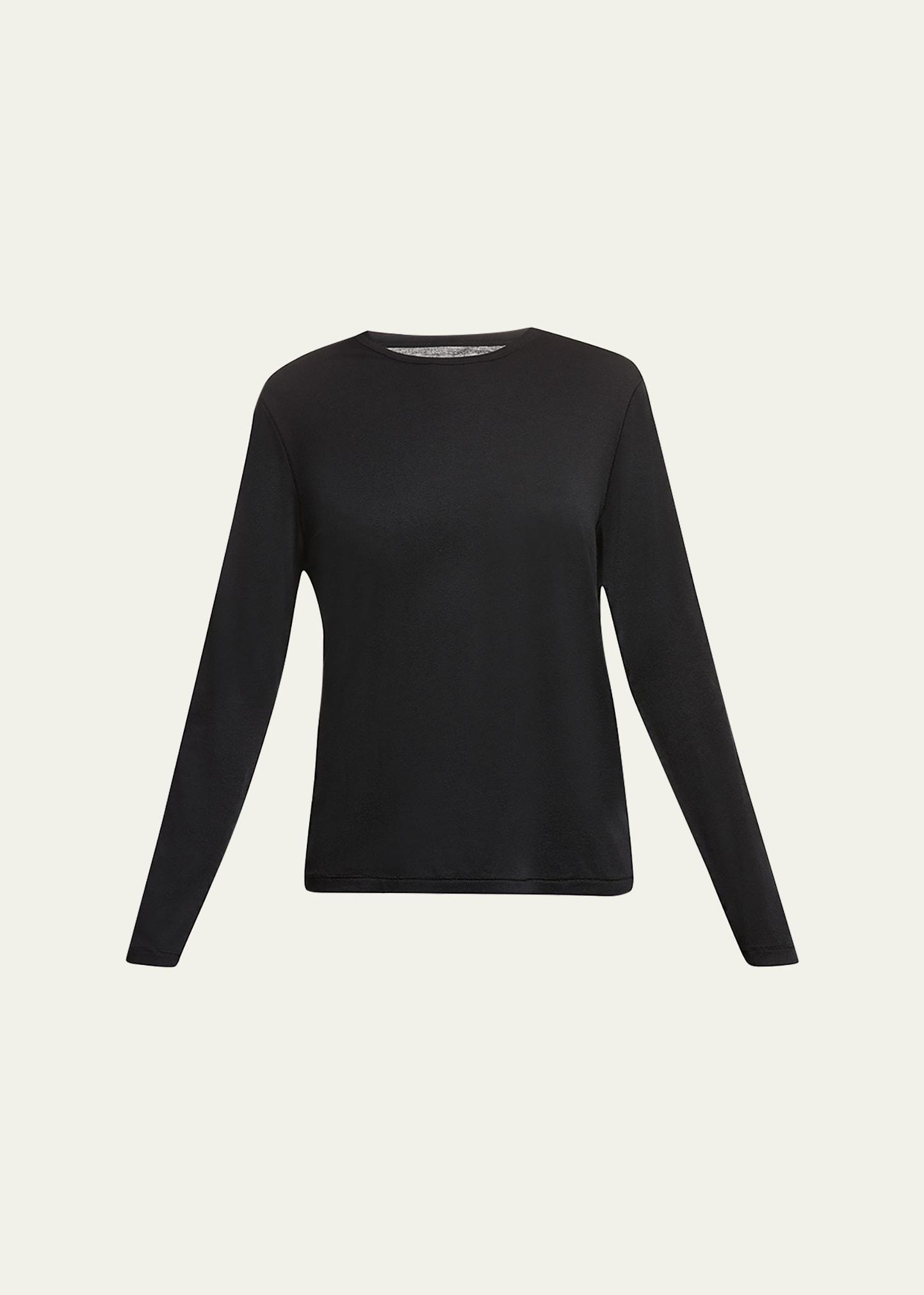 lyocell cotton crewneck tee
