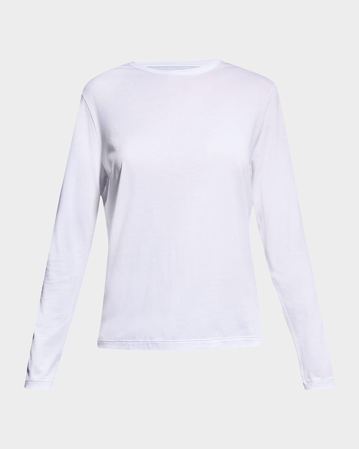 lyocell cotton crewneck tee