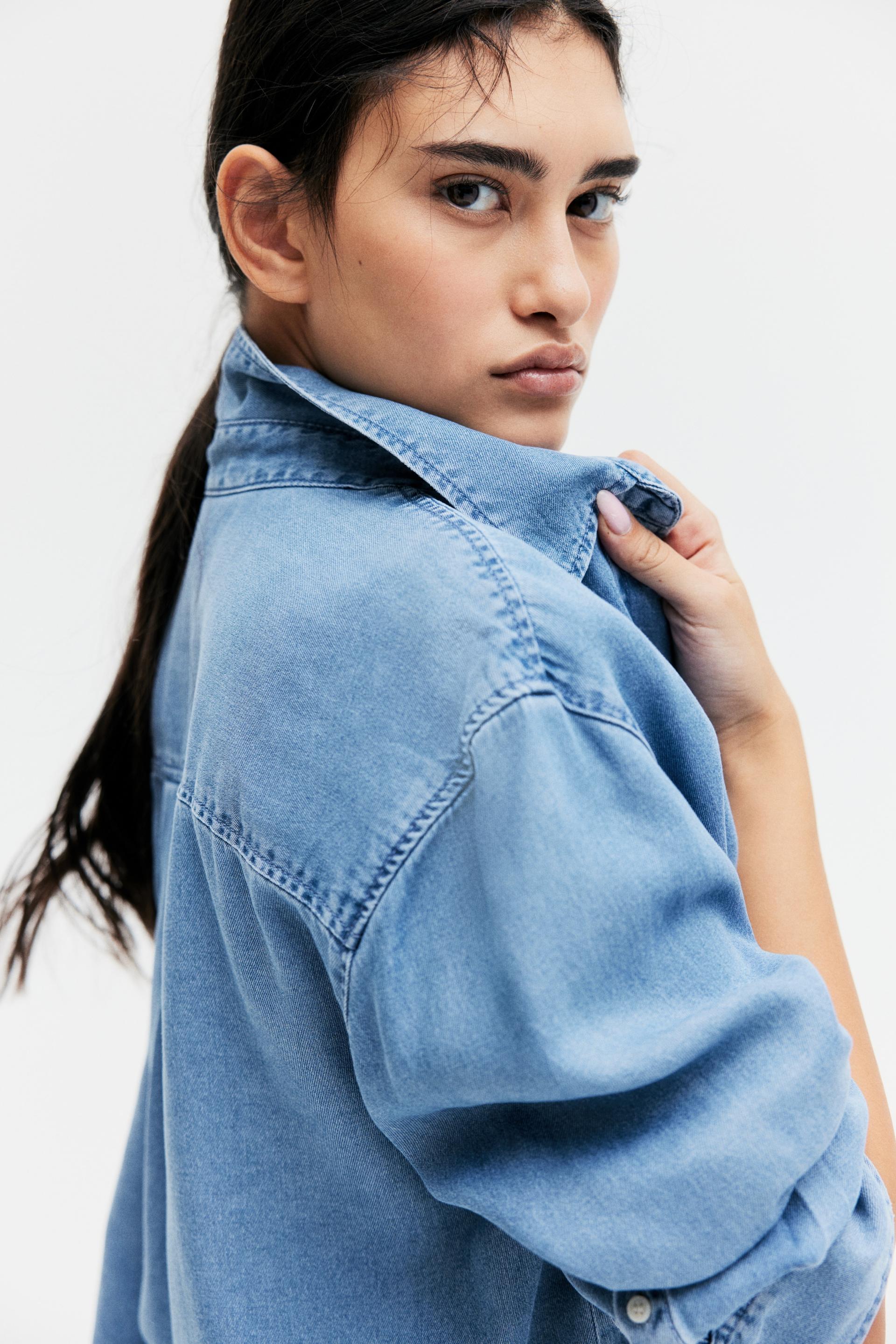 lyocell denim shirt