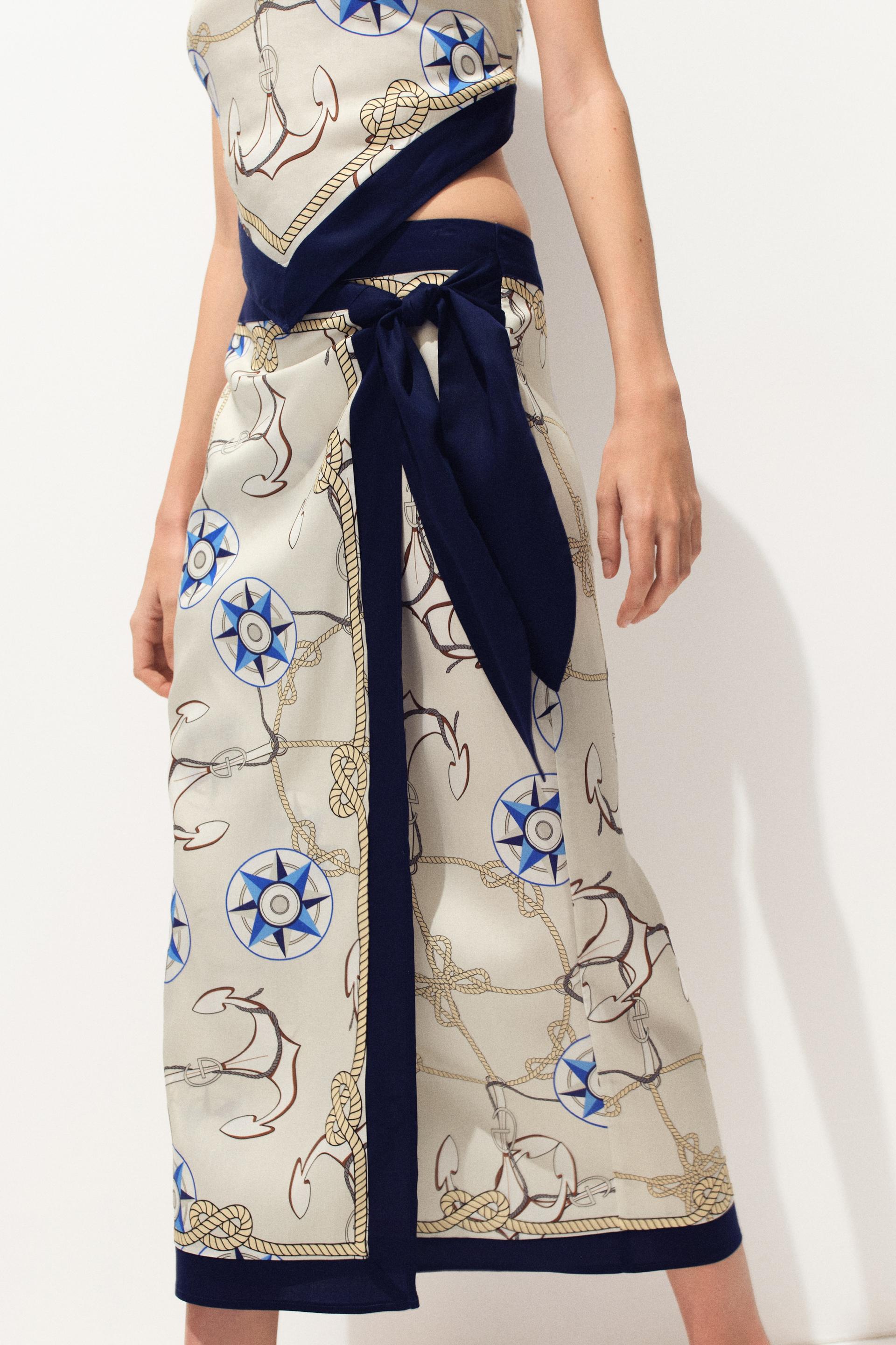 lyocell wrap skirt