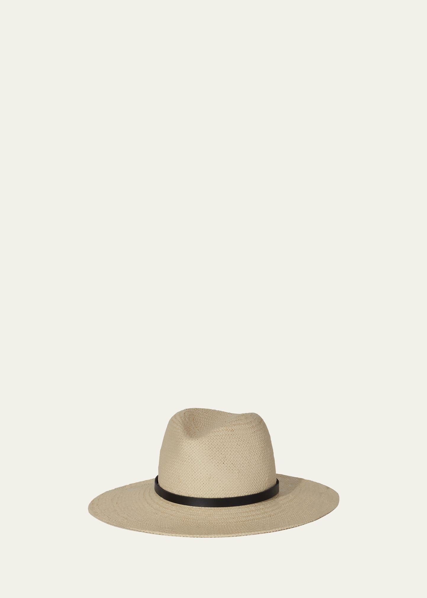 lyra packable straw fedora hat