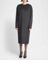lysiane long-sleeve midi cashmere dress
