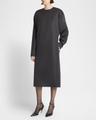 lysiane long-sleeve midi cashmere dress