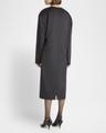 lysiane long-sleeve midi cashmere dress