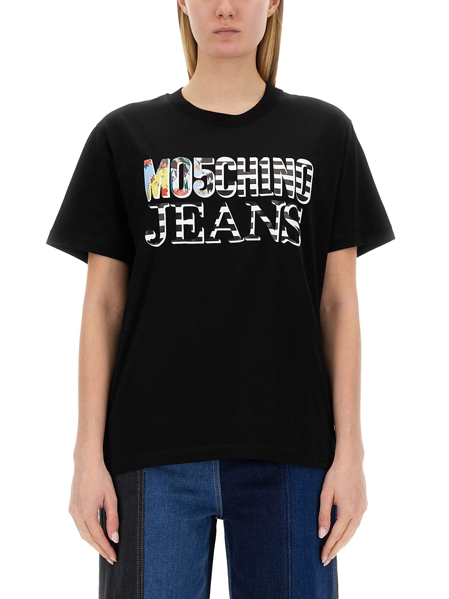 m05ch1n0 jeans t-shirt with logo