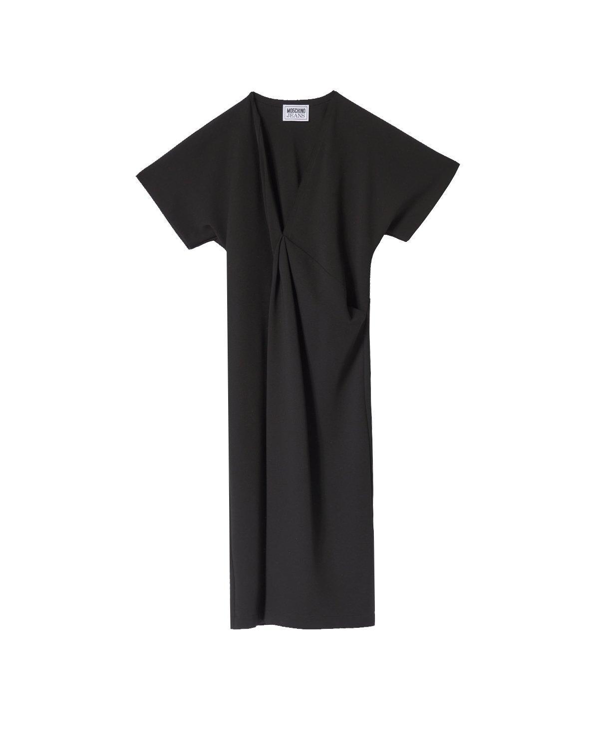 m05ch1n0 jeans v-neck braided dress