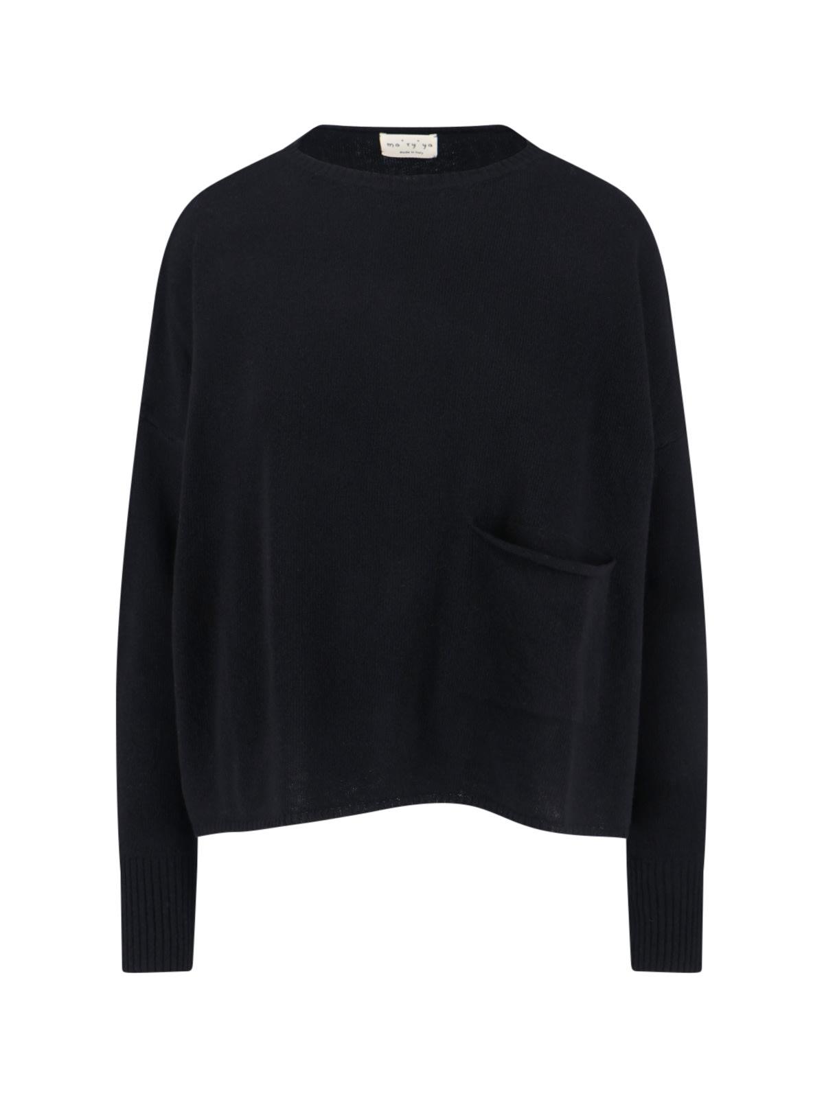 ma'ry'ya virgin wool and cashmere sweater