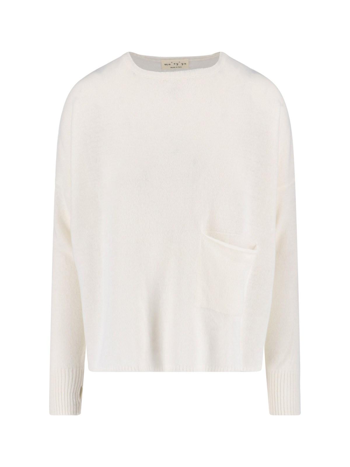 ma'ry'ya virgin wool and cashmere sweater