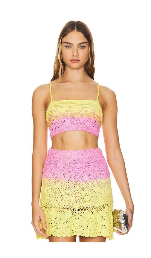 maaji abbie top in yellow.