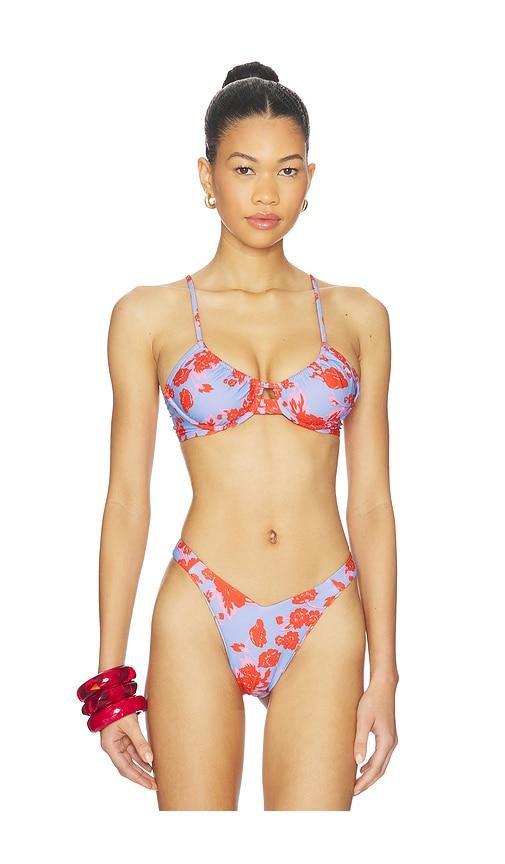 maaji jady reversible bikini top in lavender,fuchsia.