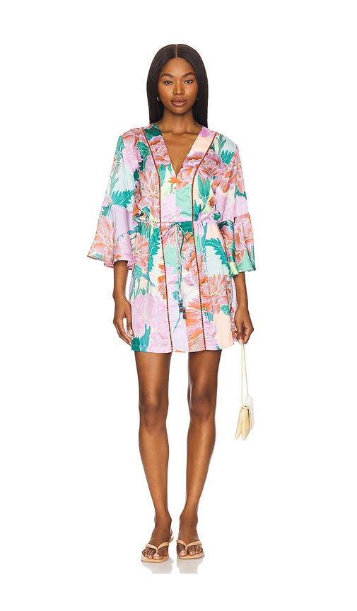 maaji japanese eden enjoyable dress in blush.