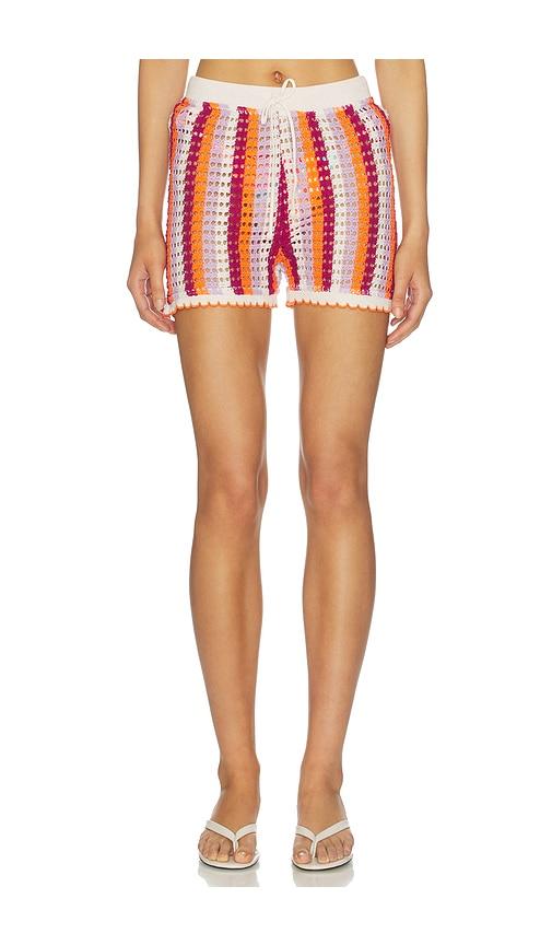 maaji mystic stripe stefano short in purple.