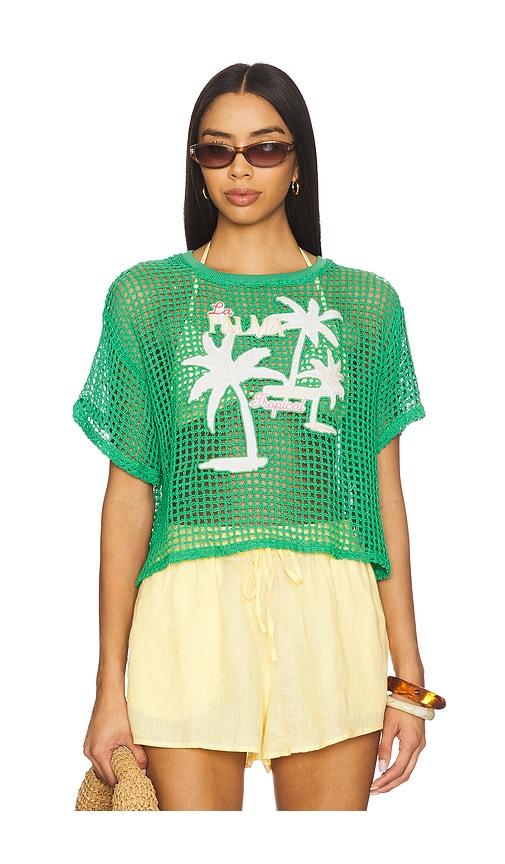 maaji tropical cotta t-shirt in green.