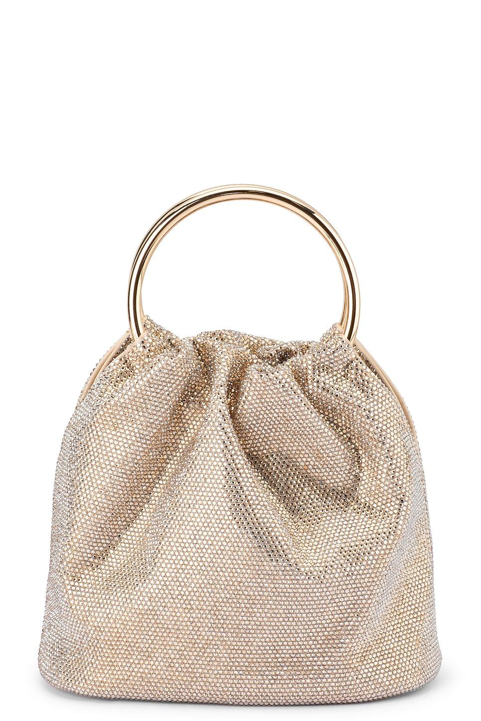mabel crystal top handle bag