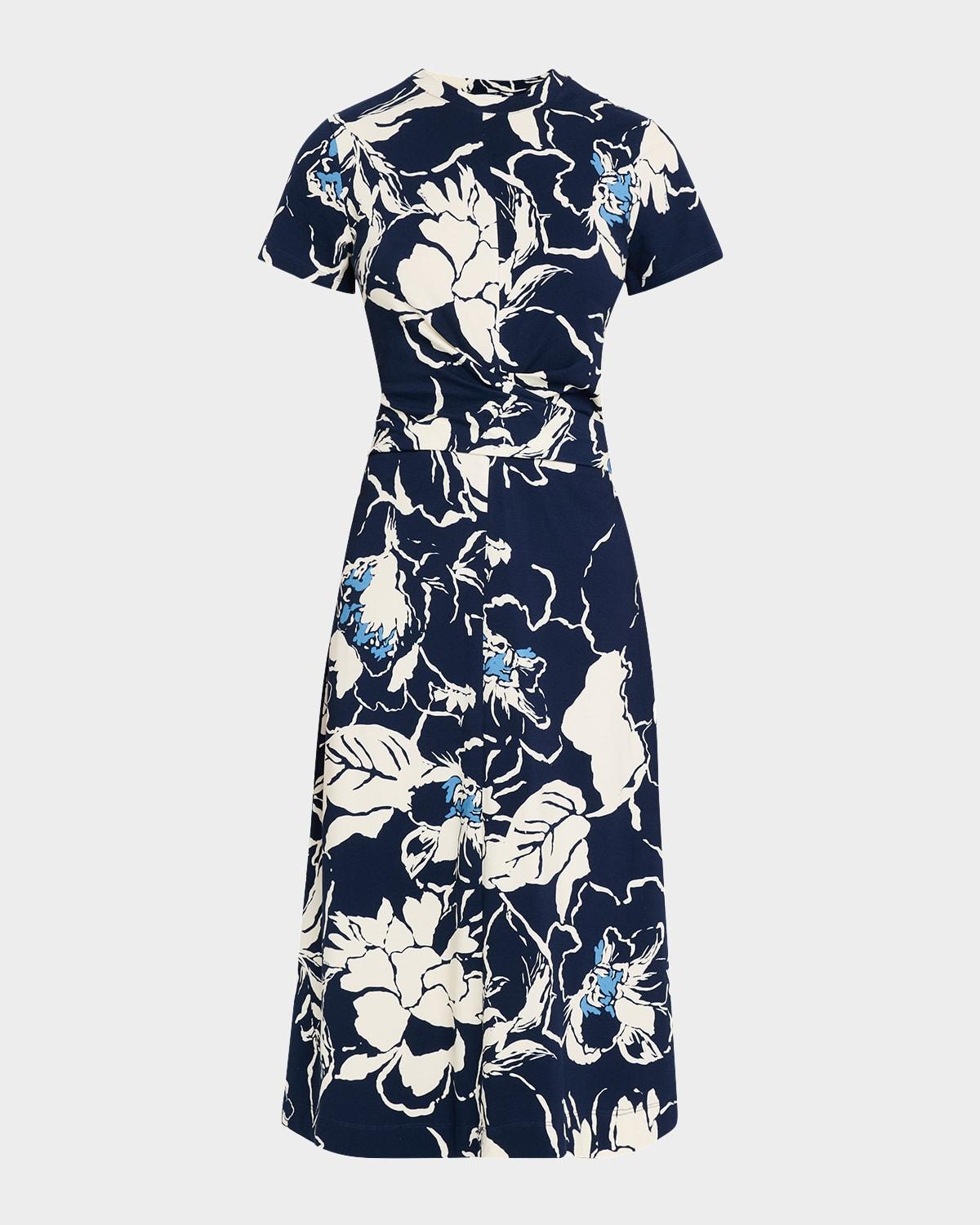 mac floral midi dress