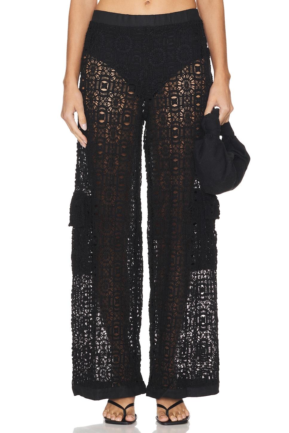 maca cargo knotted pants